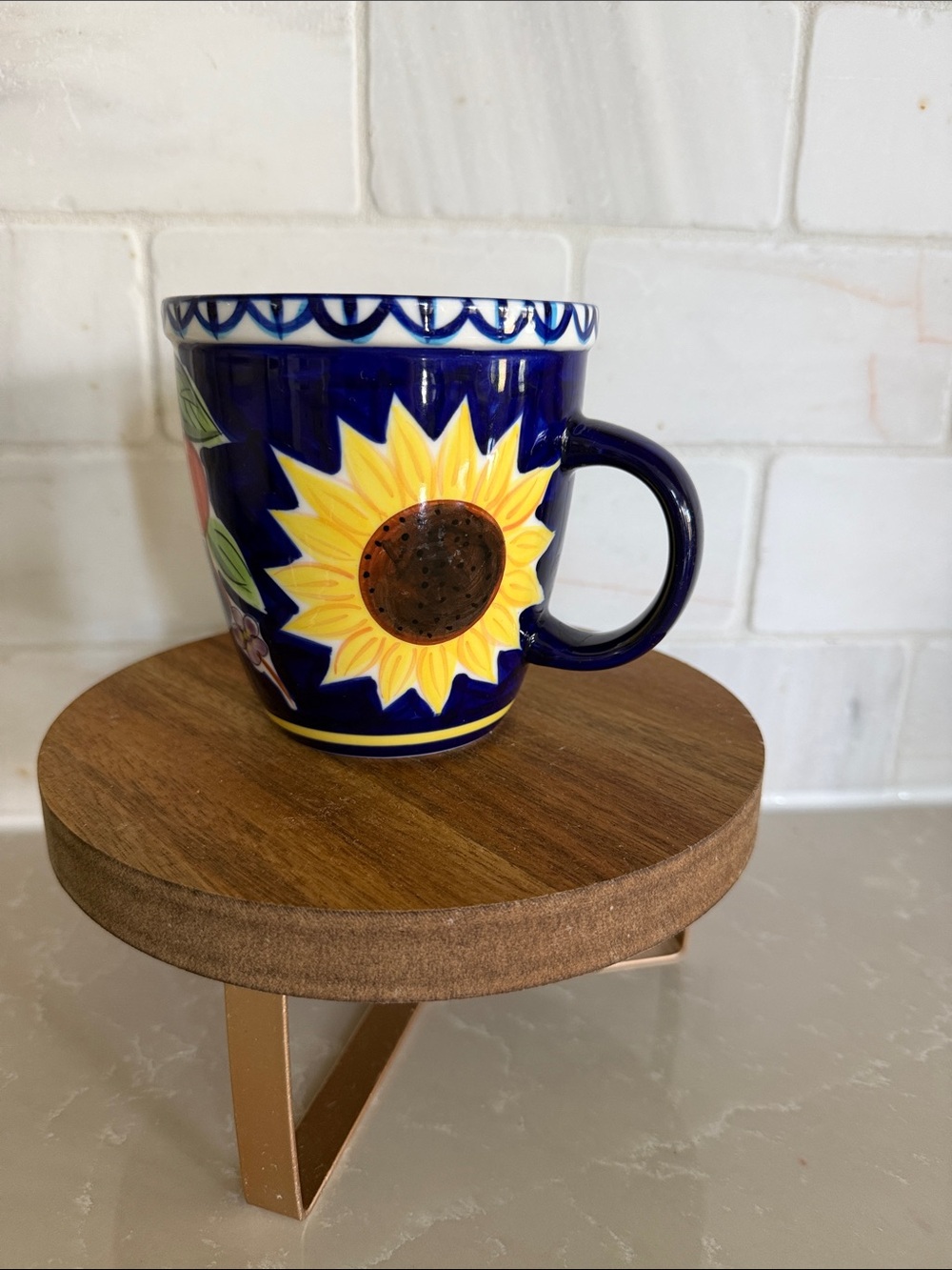 Starbucks Vintage 2001 Barista Sunflower Mug